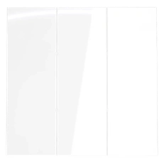 Изображение Клавиши для выключателя/переключателя трехклавишного S70 (белый глянцевый)